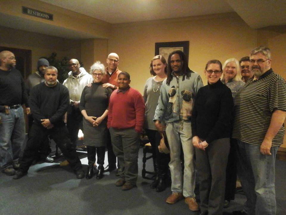 The group from New Jersey shared a meal with members of St. Paul's, Flint before getting back on the road.