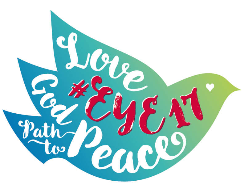 The theme for EYE in 2017 is "Path to Peace" based on Matthew 5:1-12.