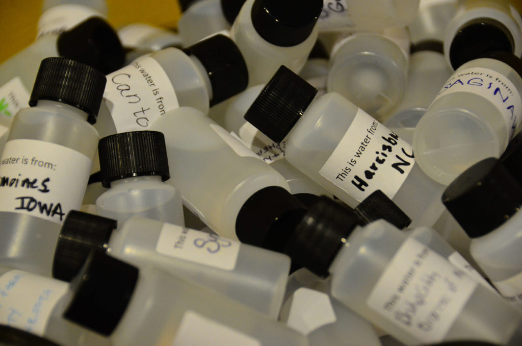 Bottles came in from around the world, from coast to coast and as far as the Jordan River and Haiti.